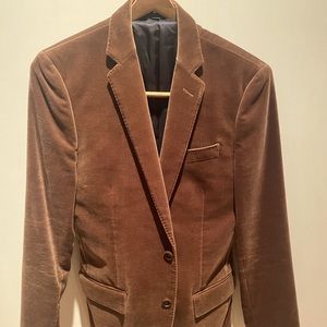 J.Crew Men’s Ludlow brown velvet sport coat